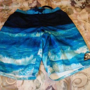 Laguna Boys Blue/White Swim Trunks